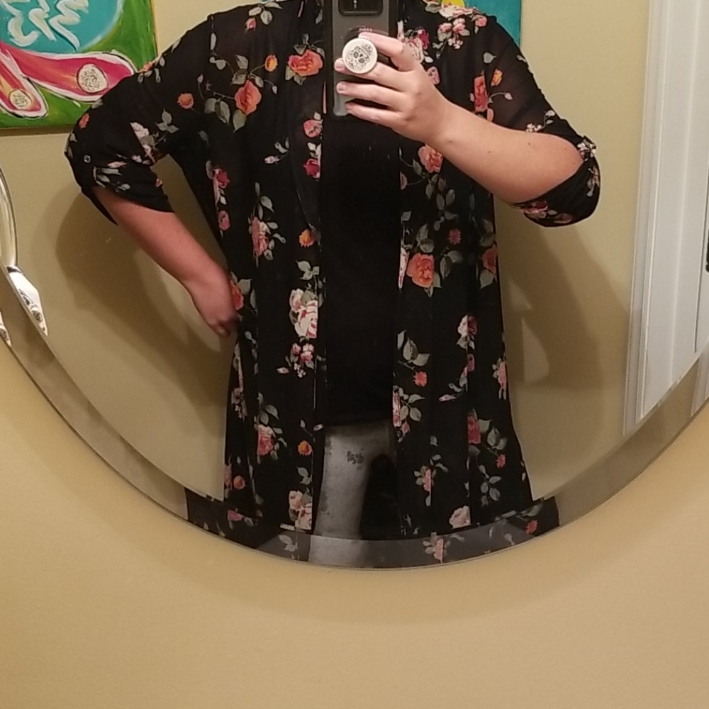 Floral kimono